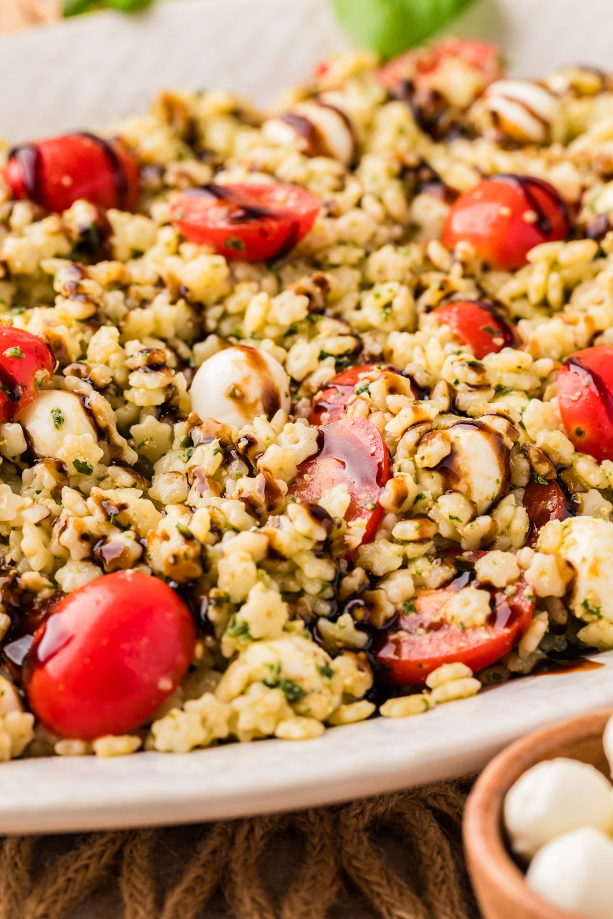 EXCLUSIVE: Caprese Pastina Salad