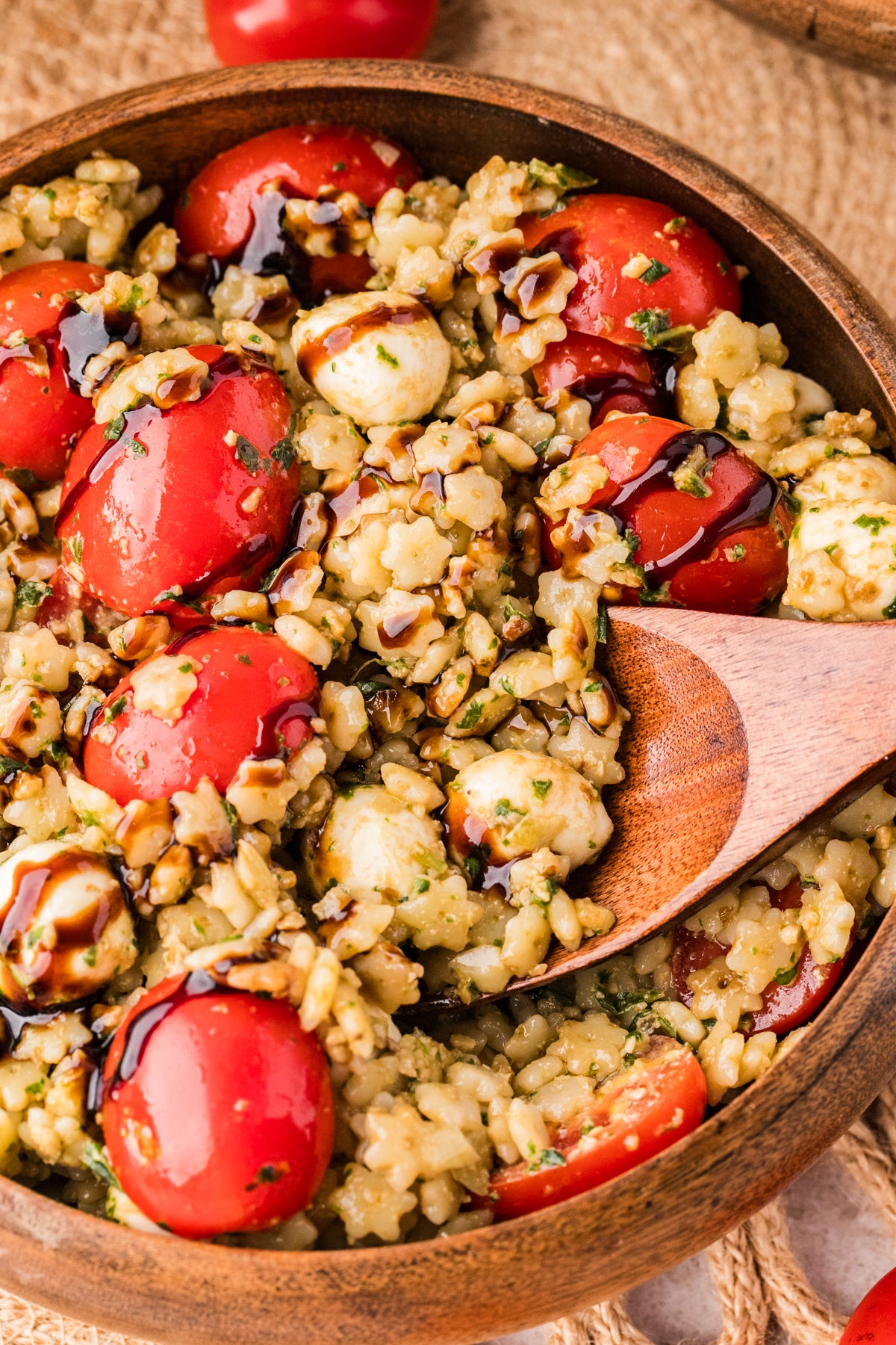 EXCLUSIVE: Caprese Pastina Salad