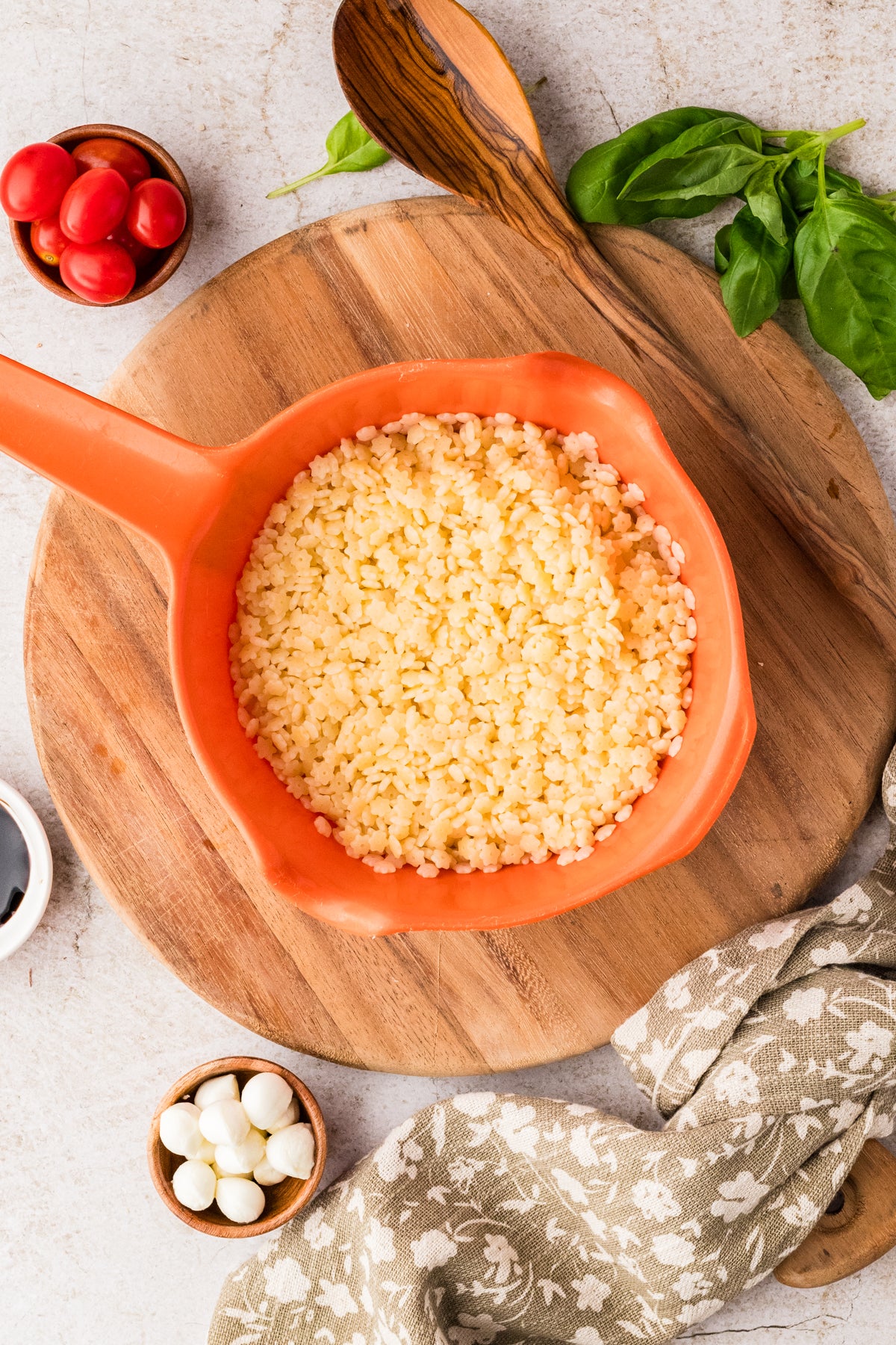 EXCLUSIVE: Caprese Pastina Salad