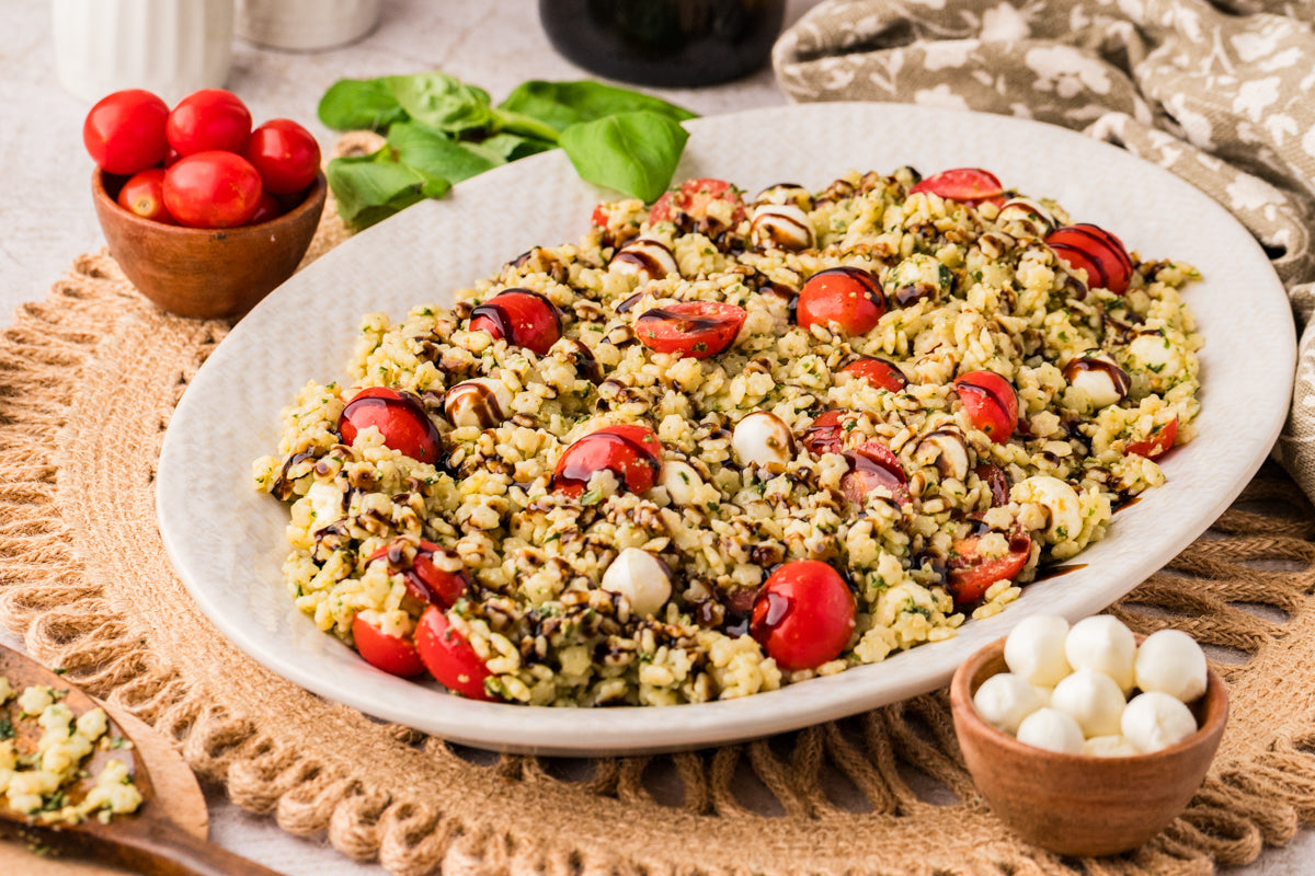 EXCLUSIVE: Caprese Pastina Salad