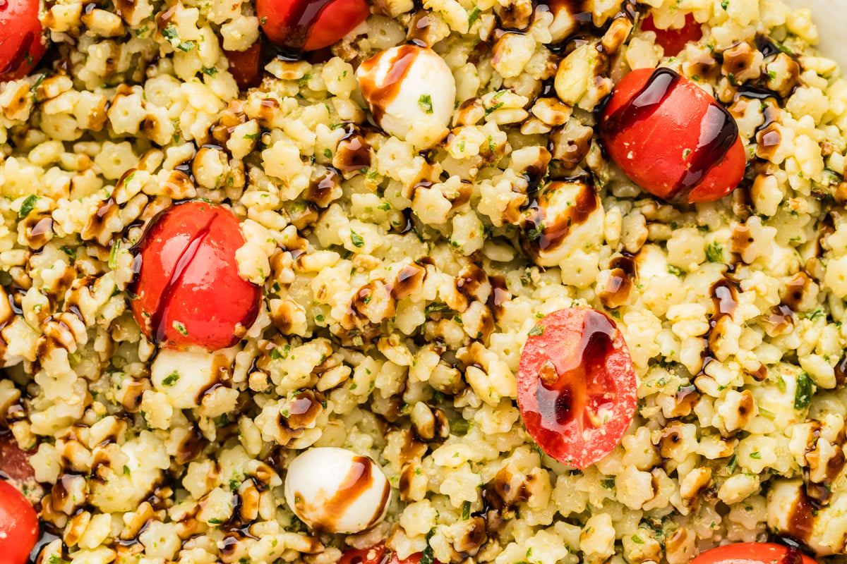 EXCLUSIVE: Caprese Pastina Salad