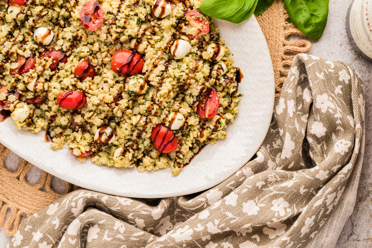 EXCLUSIVE: Caprese Pastina Salad