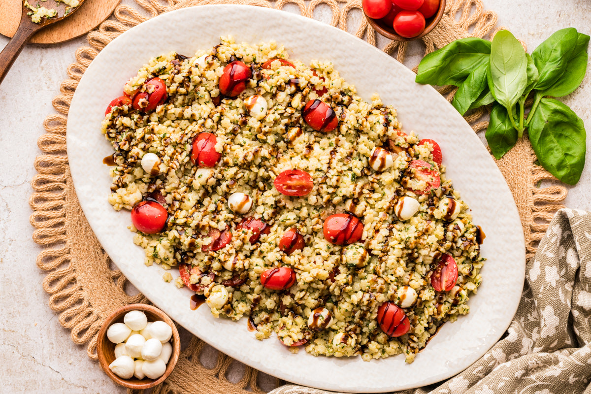 EXCLUSIVE: Caprese Pastina Salad