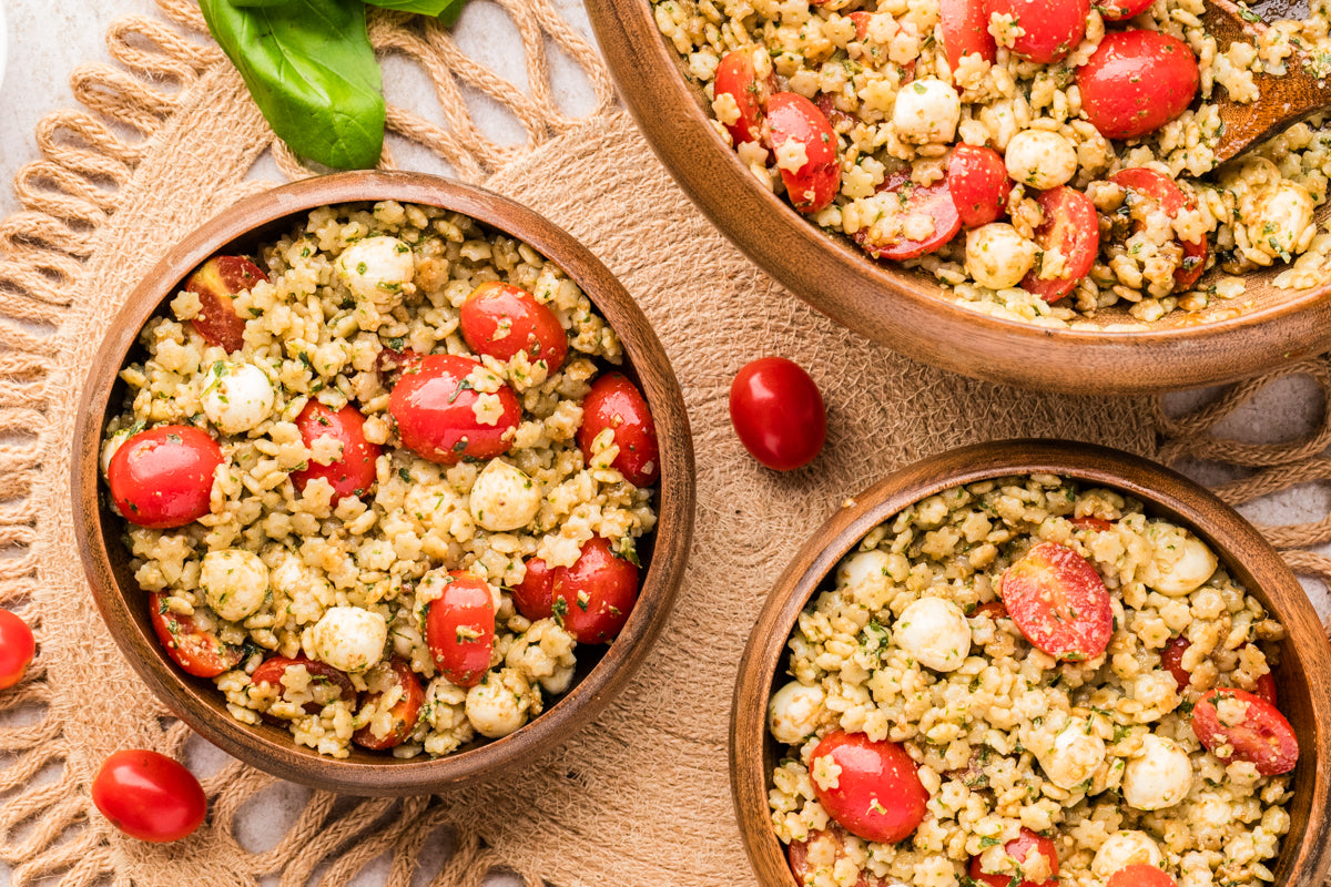 EXCLUSIVE: Caprese Pastina Salad