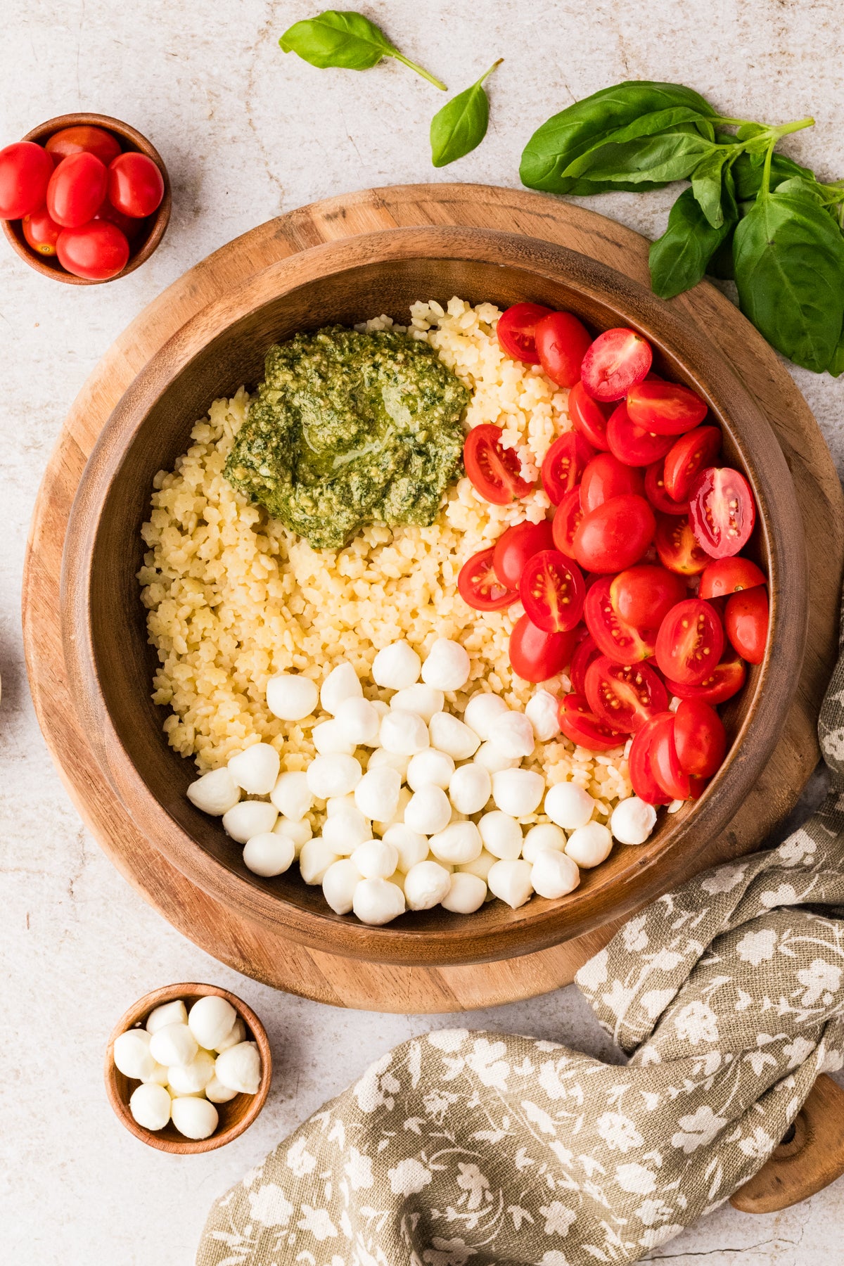 EXCLUSIVE: Caprese Pastina Salad