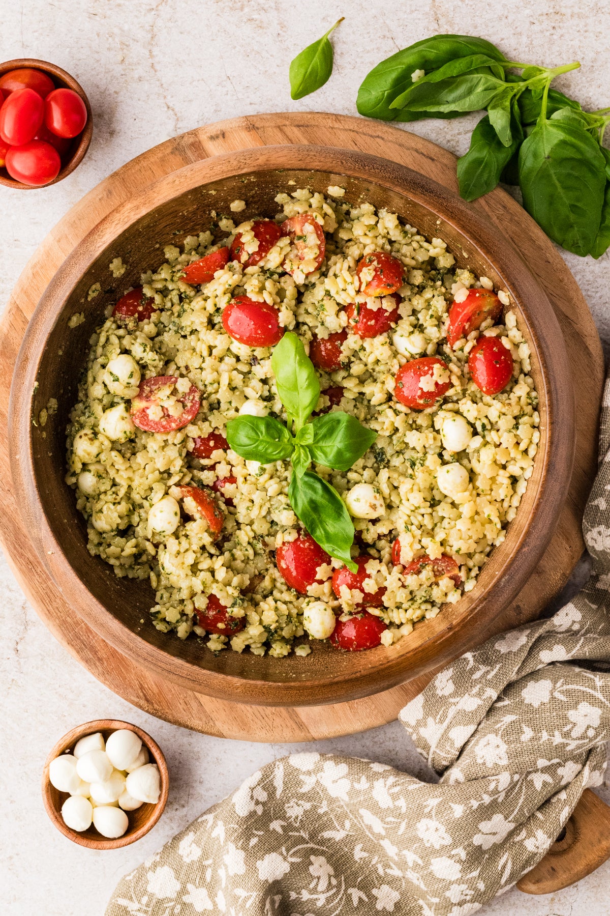 EXCLUSIVE: Caprese Pastina Salad