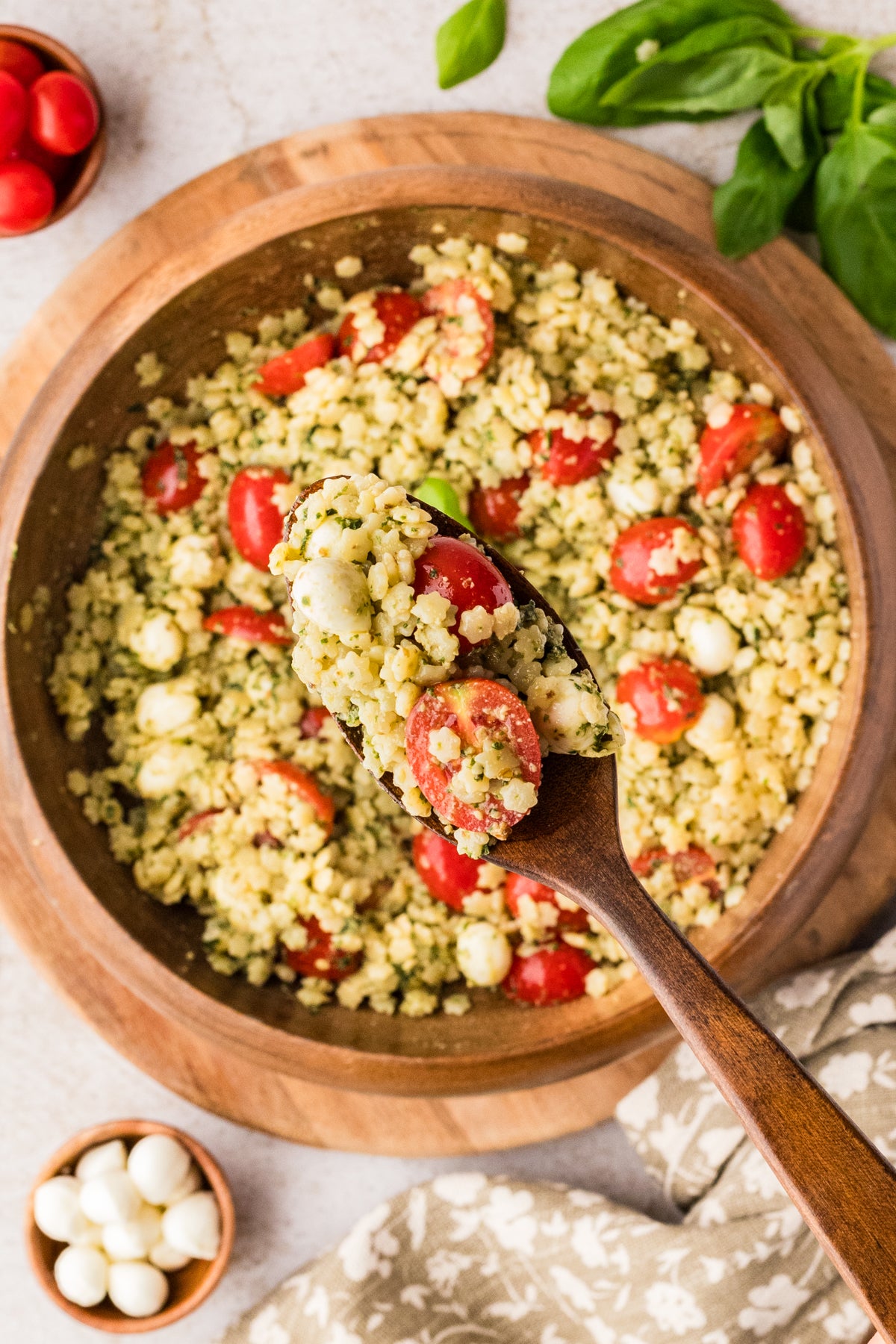 EXCLUSIVE: Caprese Pastina Salad