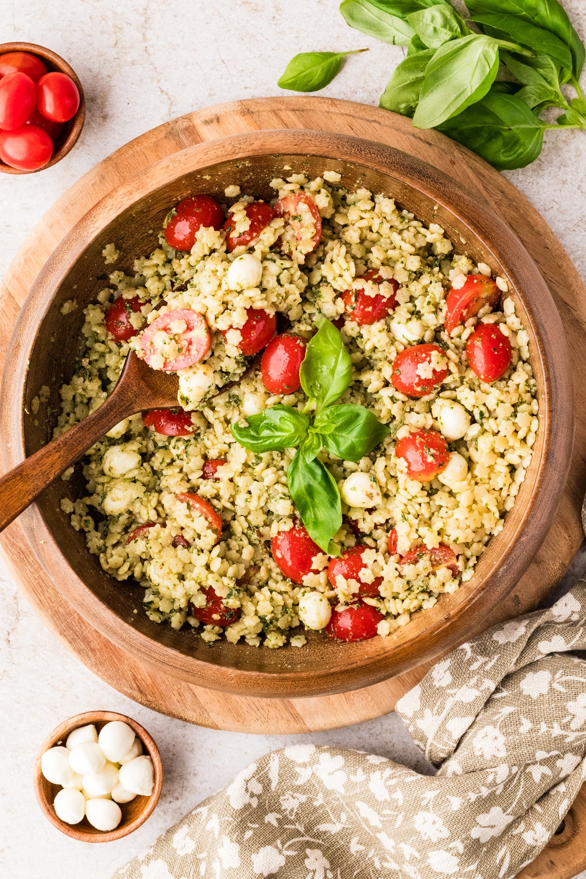 EXCLUSIVE: Caprese Pastina Salad