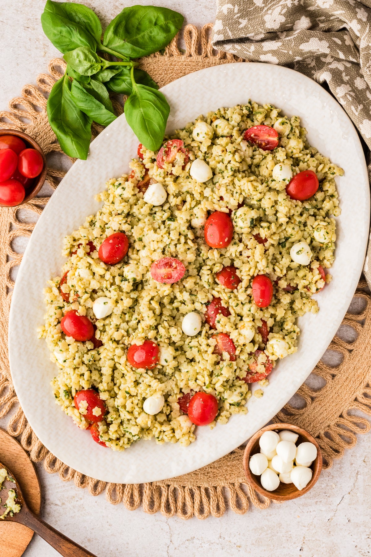 EXCLUSIVE: Caprese Pastina Salad