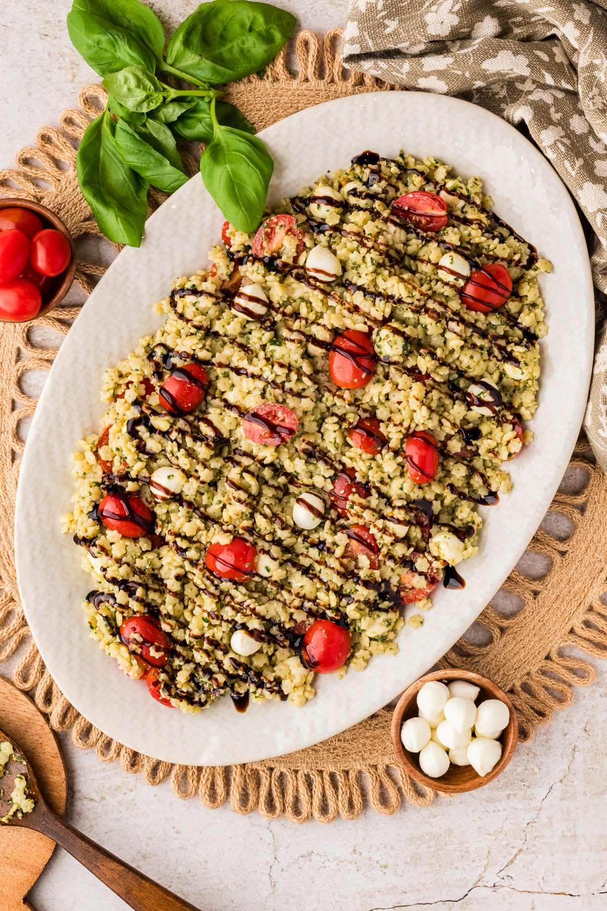 EXCLUSIVE: Caprese Pastina Salad