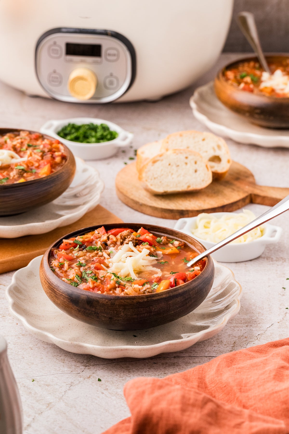 EXCLUSIVE: Slow Cooker Stuffed Pepper Soup