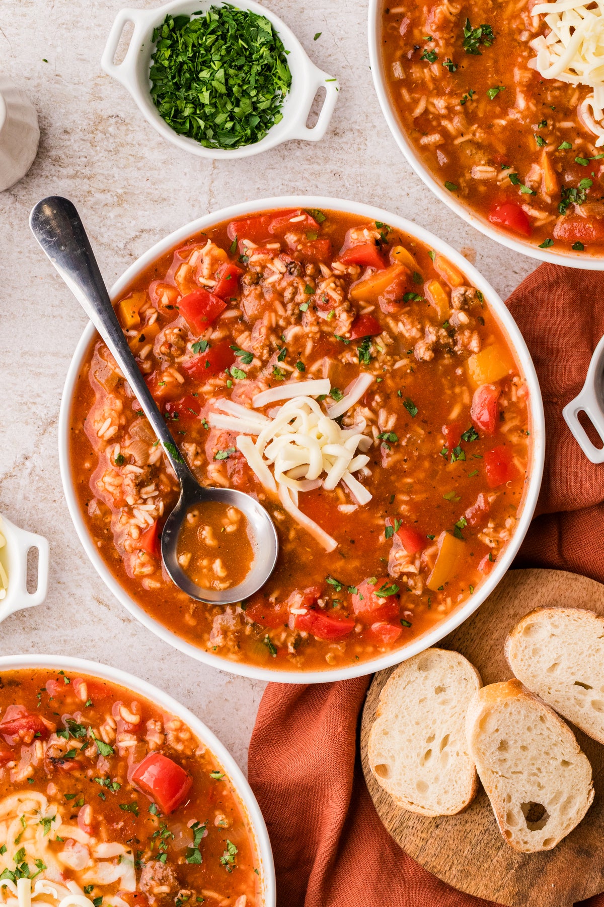 EXCLUSIVE: Slow Cooker Stuffed Pepper Soup