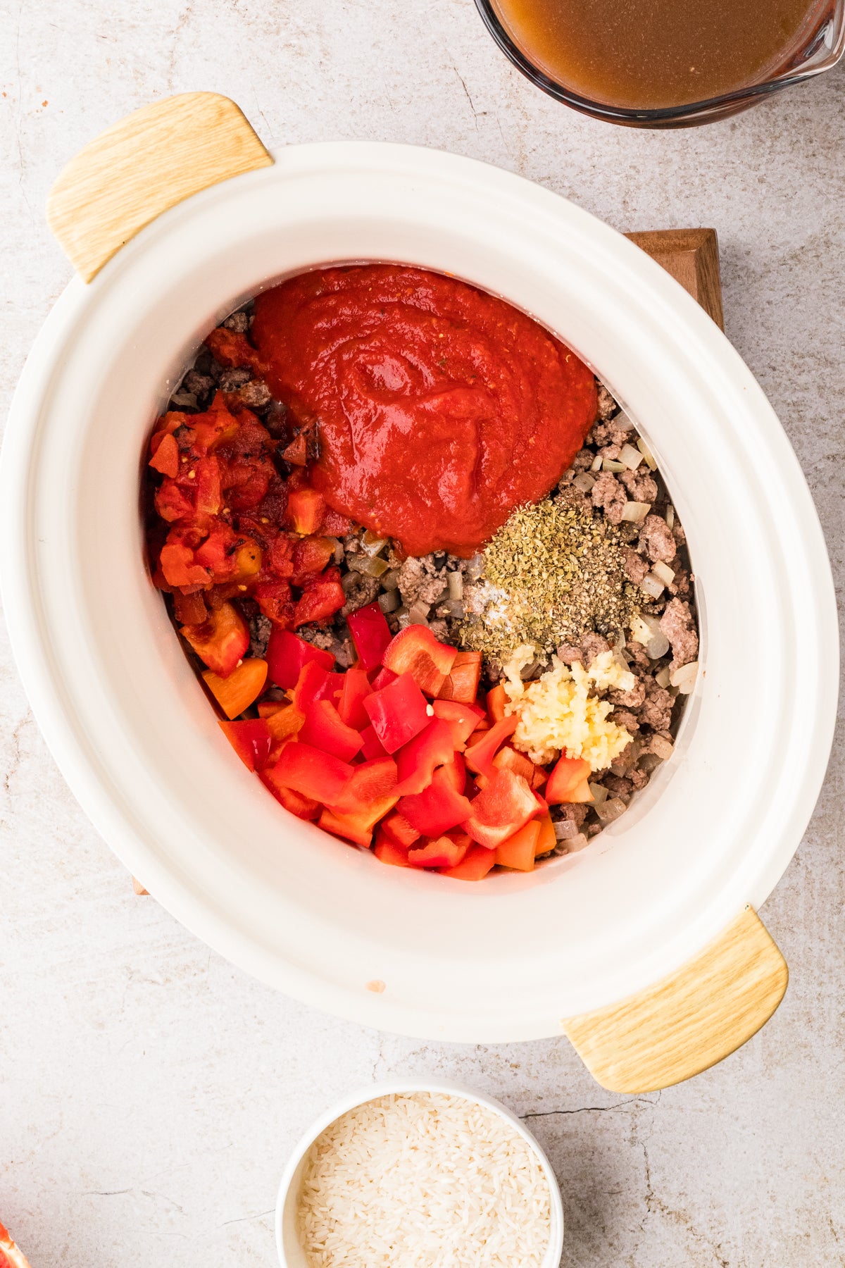 EXCLUSIVE: Slow Cooker Stuffed Pepper Soup
