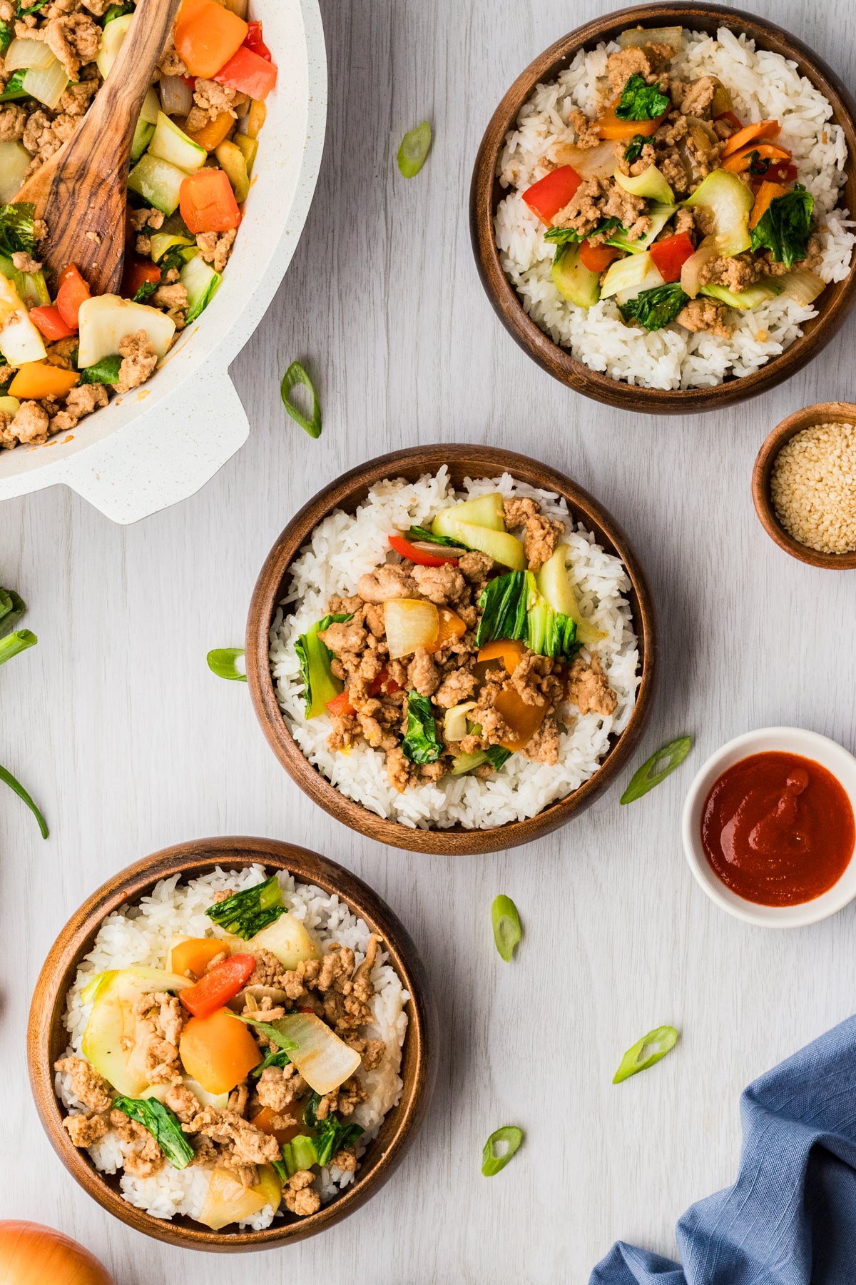 EXCLUSIVE: Sweet & Spicy Ground Turkey Stir Fry- 20 minute Meal