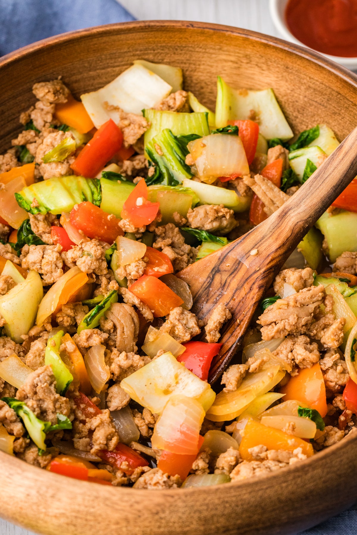 EXCLUSIVE: Sweet & Spicy Ground Turkey Stir Fry- 20 minute Meal