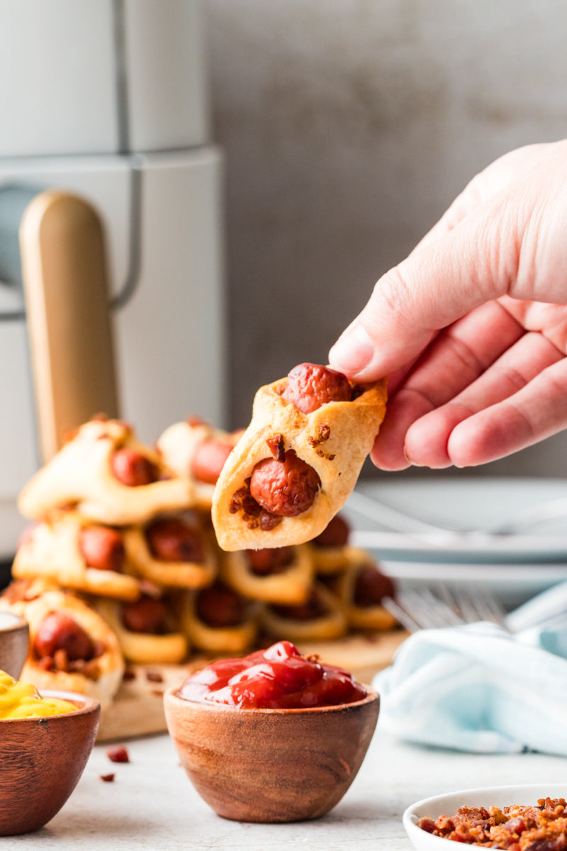 EXCLUSIVE: Air Fryer Bacon Pigs in a Blanket