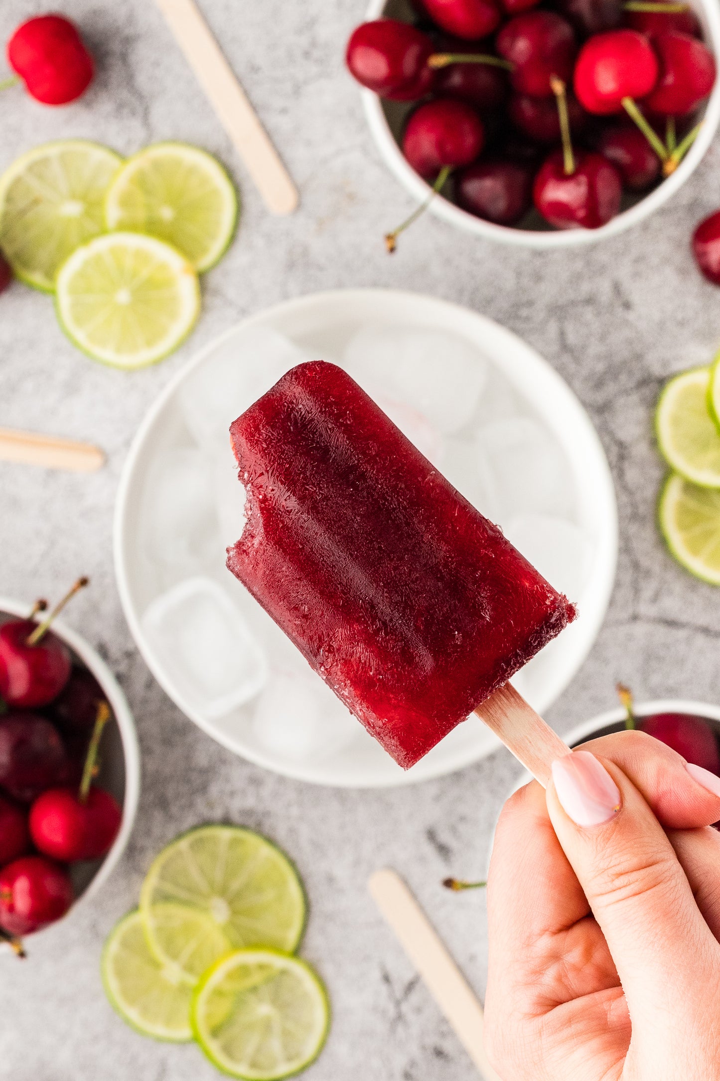 MINI EXCLUSIVE: Cherry Limeade Popsicles