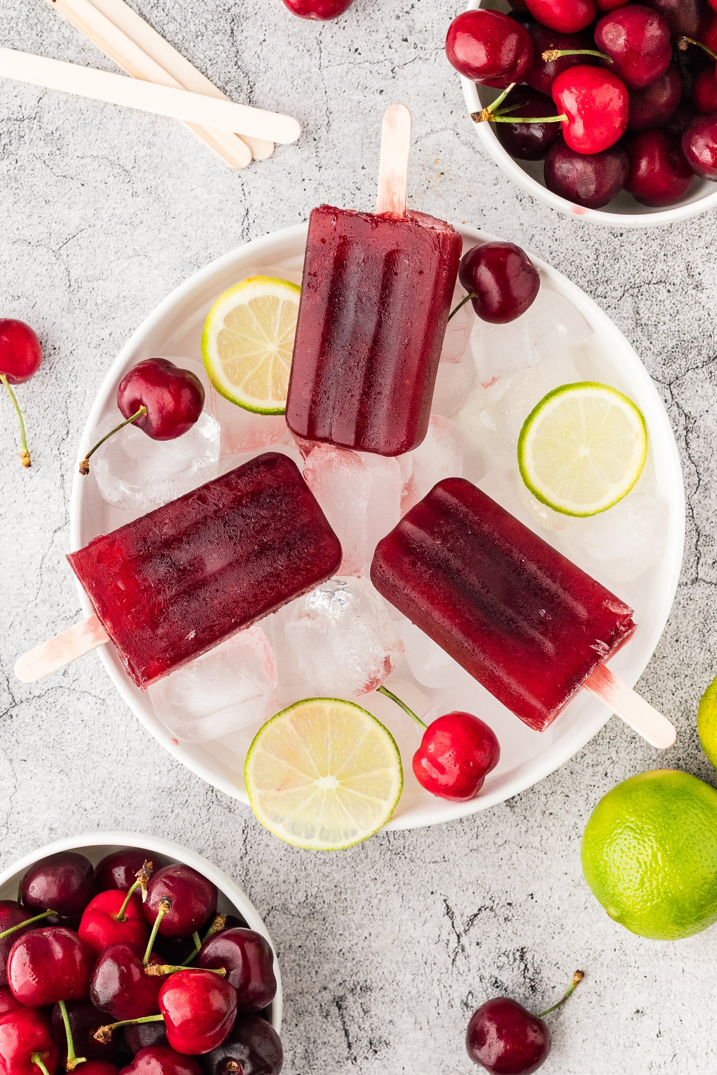 MINI EXCLUSIVE: Cherry Limeade Popsicles