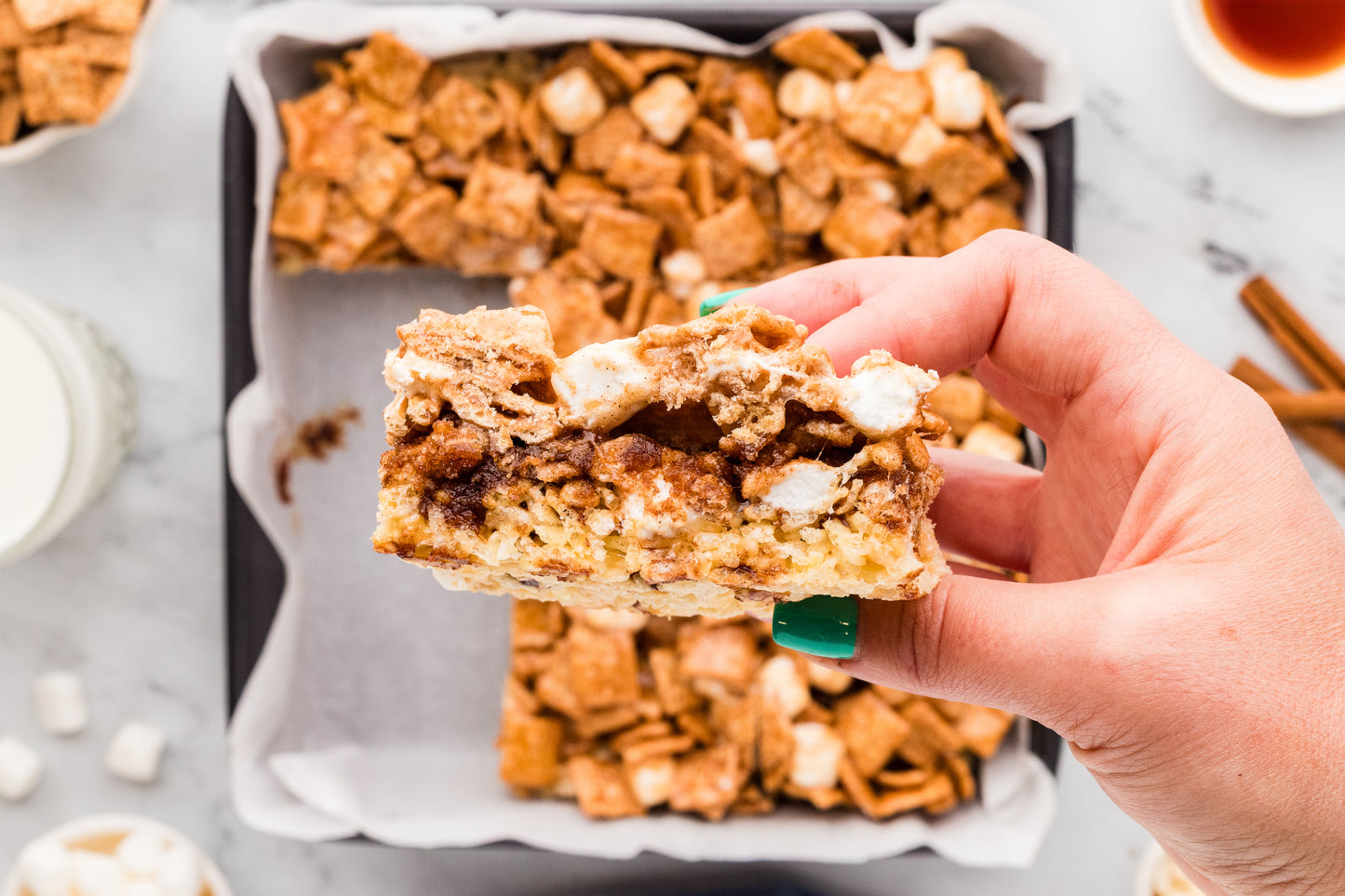 MINI EXCLUSIVE Cinnamon Toast Crunch Homemade Rice Krispie Treats