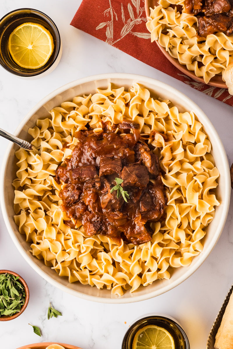 EXCLUSIVE: French Onion Braised Beef Instant Pot and Stovetop