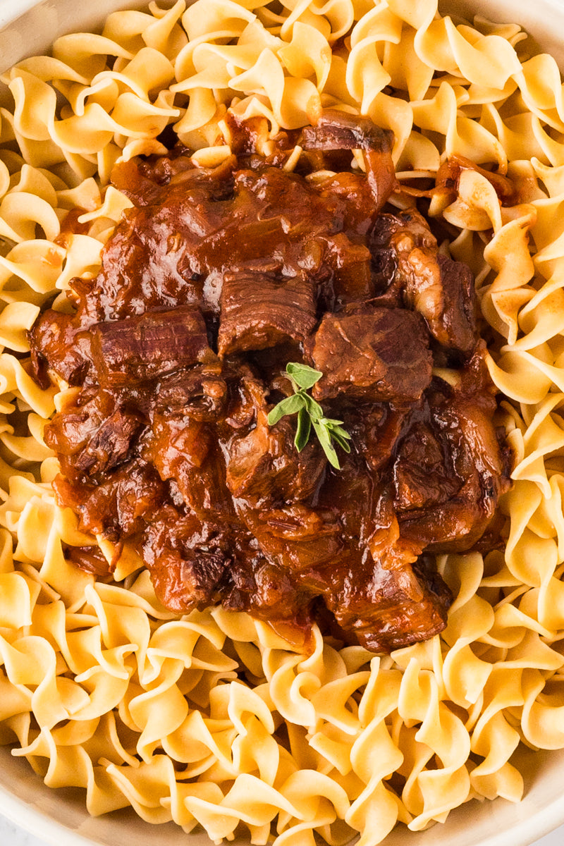 EXCLUSIVE: French Onion Braised Beef Instant Pot and Stovetop