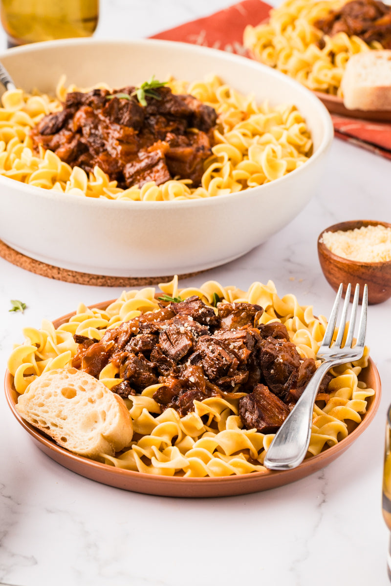 EXCLUSIVE: French Onion Braised Beef Instant Pot and Stovetop