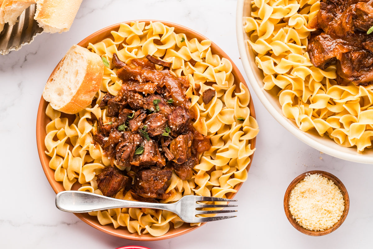 EXCLUSIVE: French Onion Braised Beef Instant Pot and Stovetop