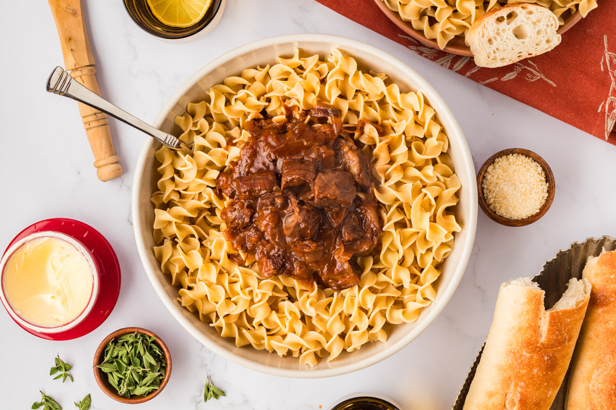 EXCLUSIVE: French Onion Braised Beef Instant Pot and Stovetop