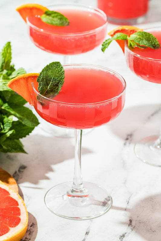 EXCLUSIVE: Grapefruit & Pomegranate Gin Fizz
