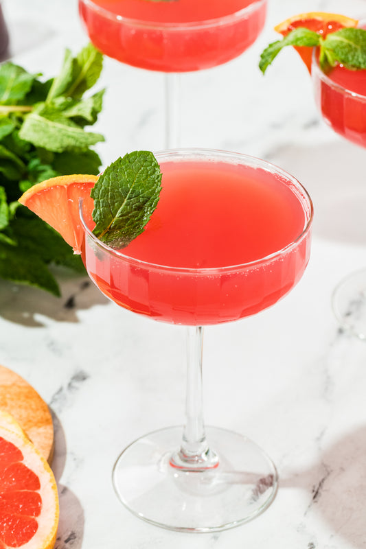 EXCLUSIVE: Grapefruit & Pomegranate Gin Fizz