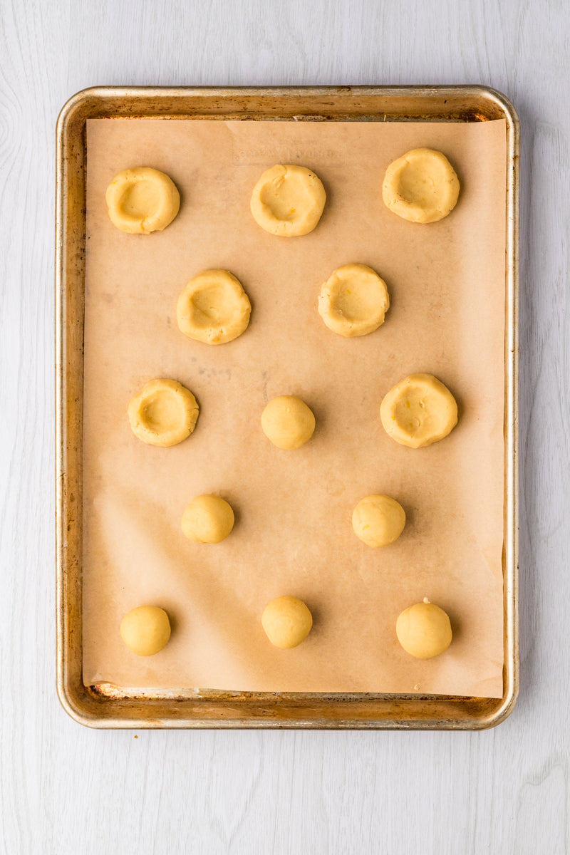 EXCLUSIVE: Lemon Curd Thumbprint cookies