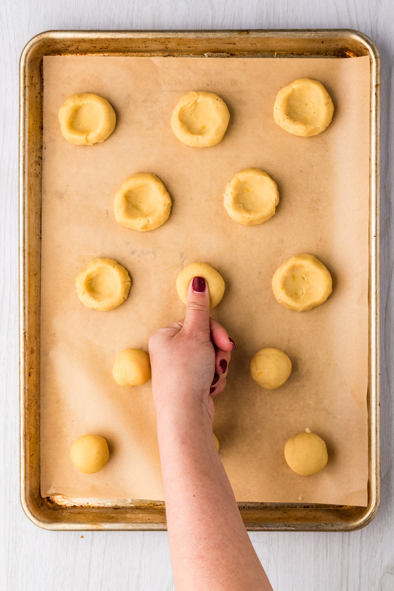 EXCLUSIVE: Lemon Curd Thumbprint cookies