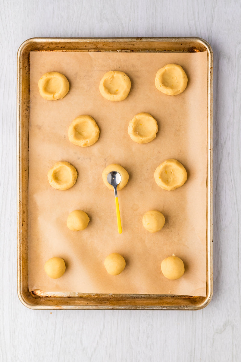 EXCLUSIVE: Lemon Curd Thumbprint cookies