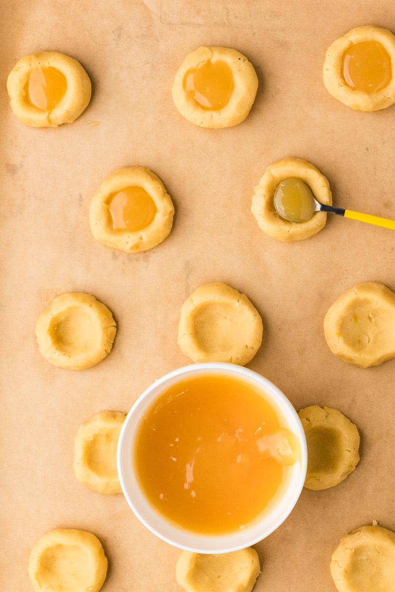 EXCLUSIVE: Lemon Curd Thumbprint cookies