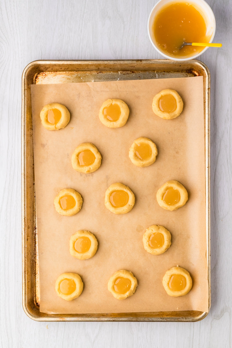 EXCLUSIVE: Lemon Curd Thumbprint cookies