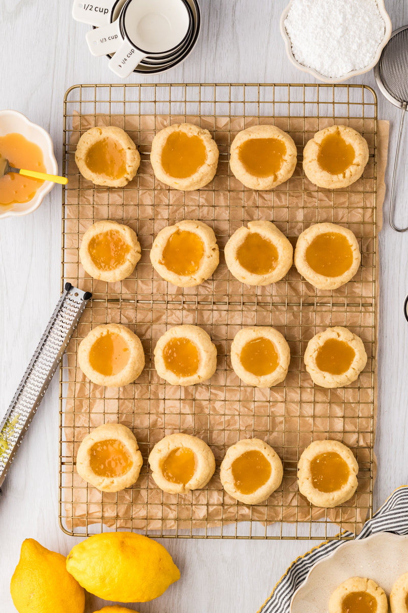 EXCLUSIVE: Lemon Curd Thumbprint cookies