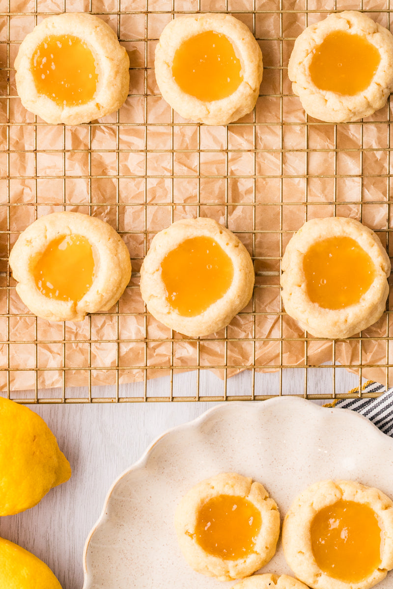 EXCLUSIVE: Lemon Curd Thumbprint cookies