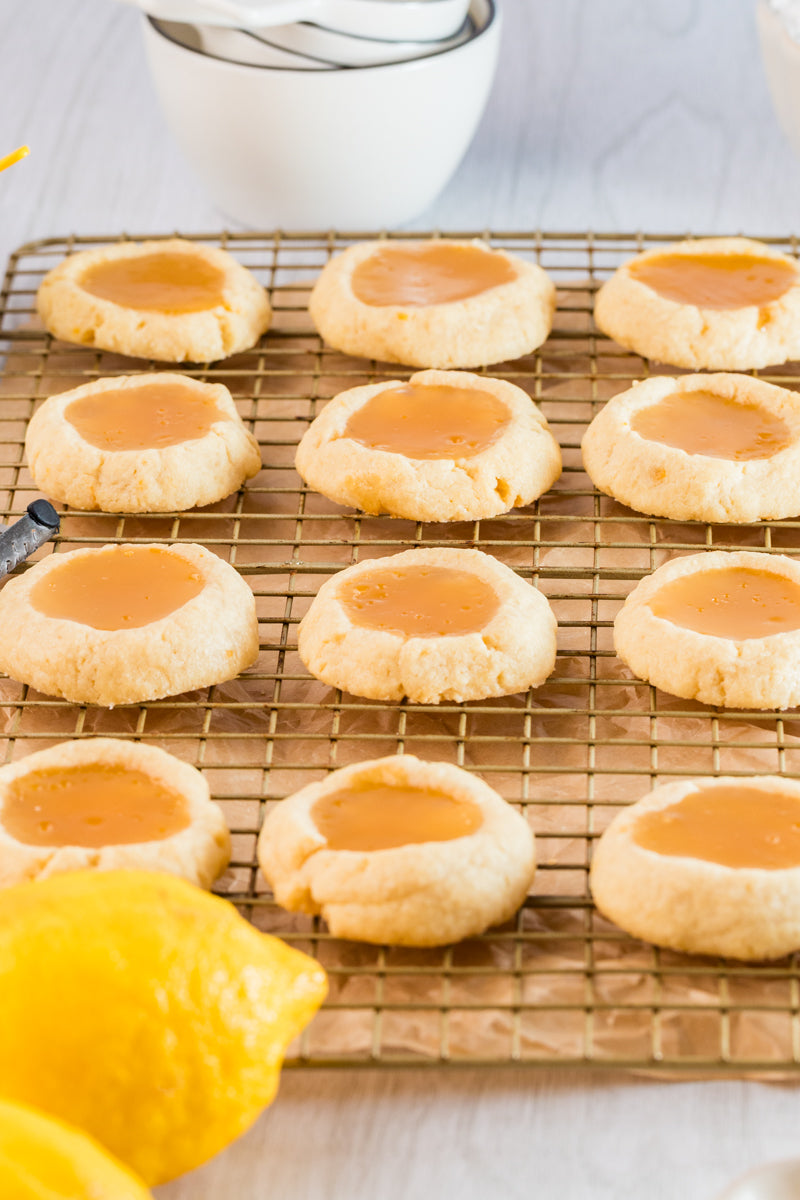 EXCLUSIVE: Lemon Curd Thumbprint cookies