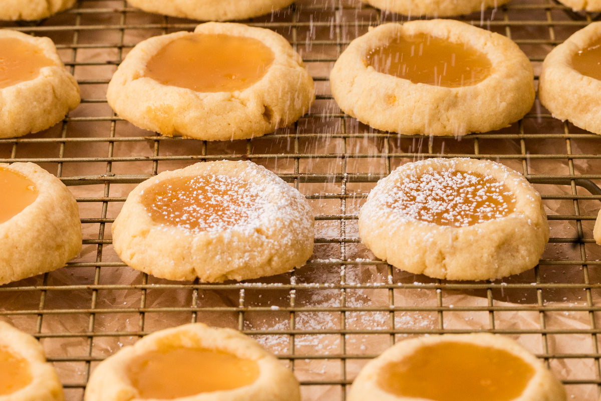 EXCLUSIVE: Lemon Curd Thumbprint cookies