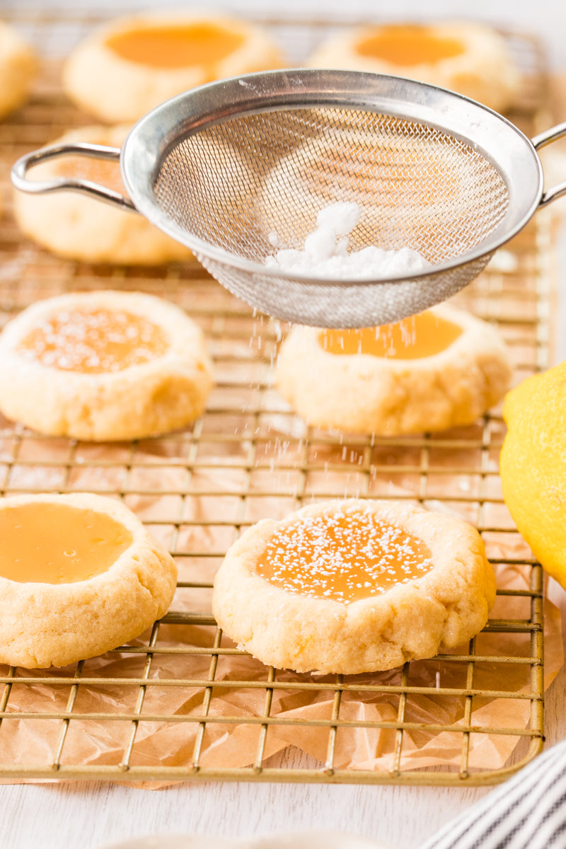 EXCLUSIVE: Lemon Curd Thumbprint cookies