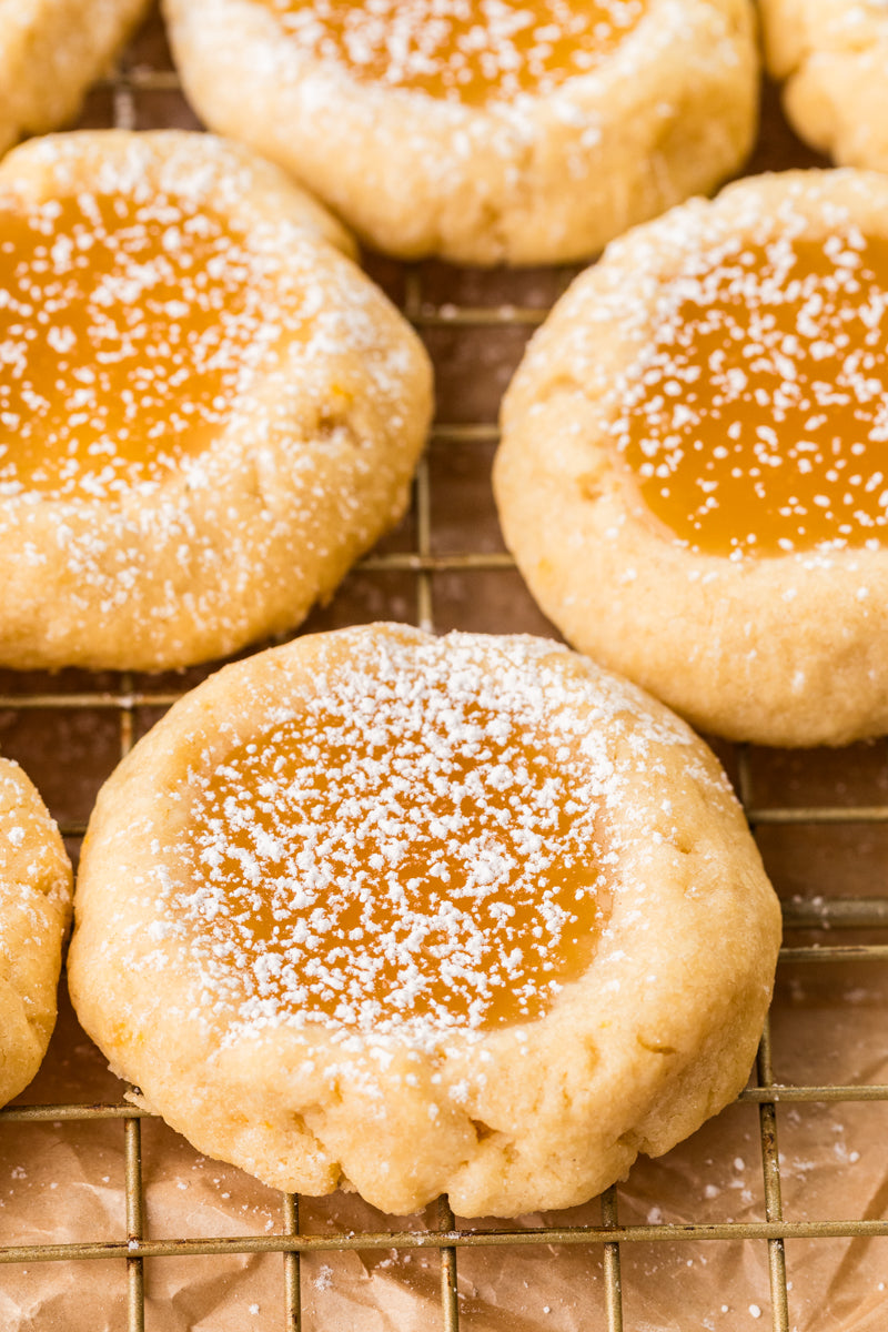 EXCLUSIVE: Lemon Curd Thumbprint cookies