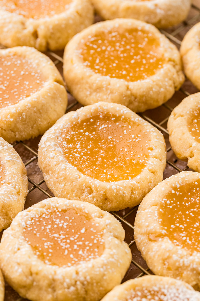 EXCLUSIVE: Lemon Curd Thumbprint cookies