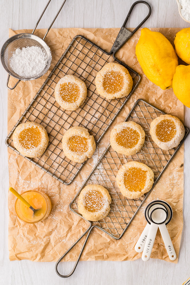 EXCLUSIVE: Lemon Curd Thumbprint cookies