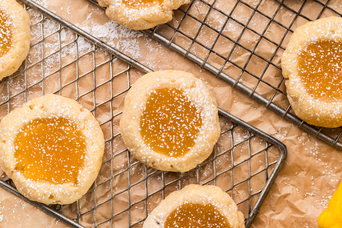 EXCLUSIVE: Lemon Curd Thumbprint cookies