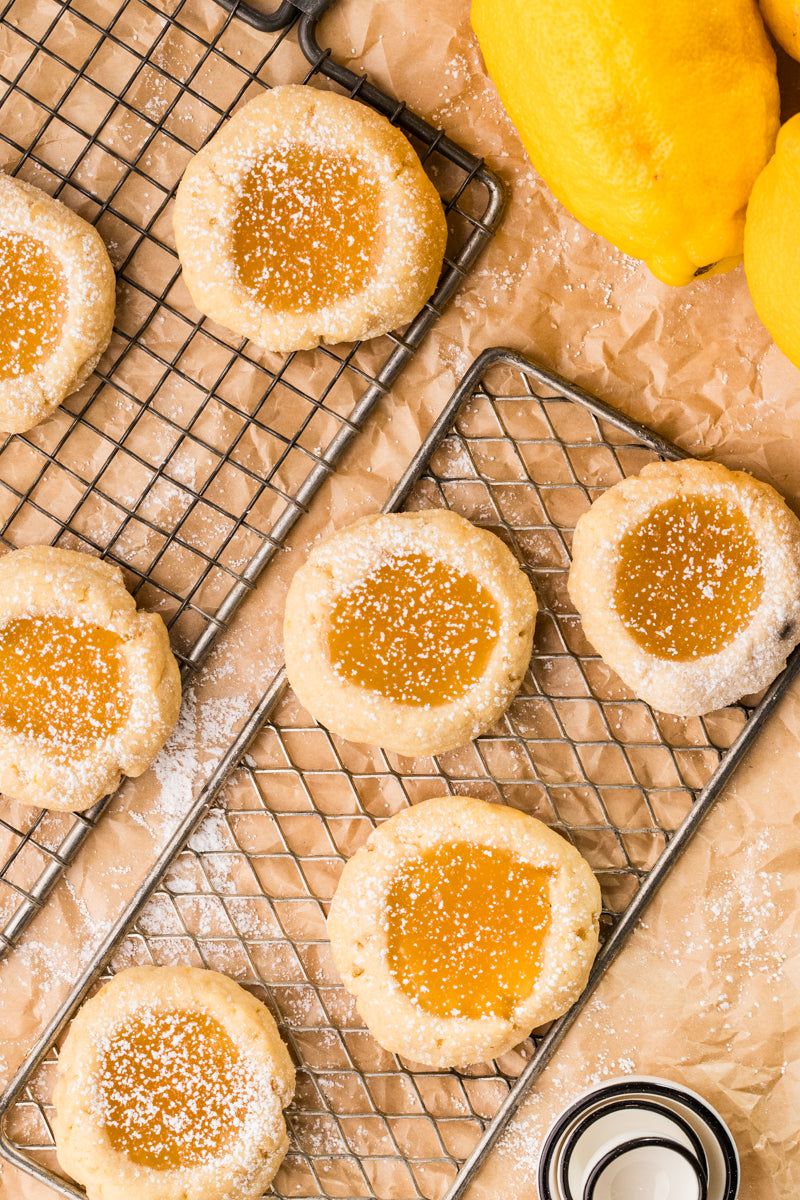 EXCLUSIVE: Lemon Curd Thumbprint cookies