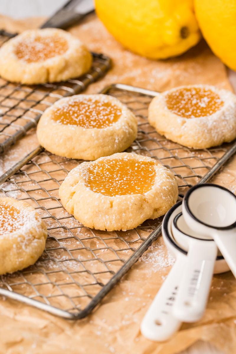EXCLUSIVE: Lemon Curd Thumbprint cookies