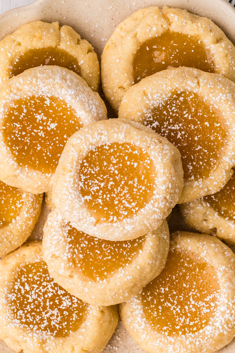 EXCLUSIVE: Lemon Curd Thumbprint cookies