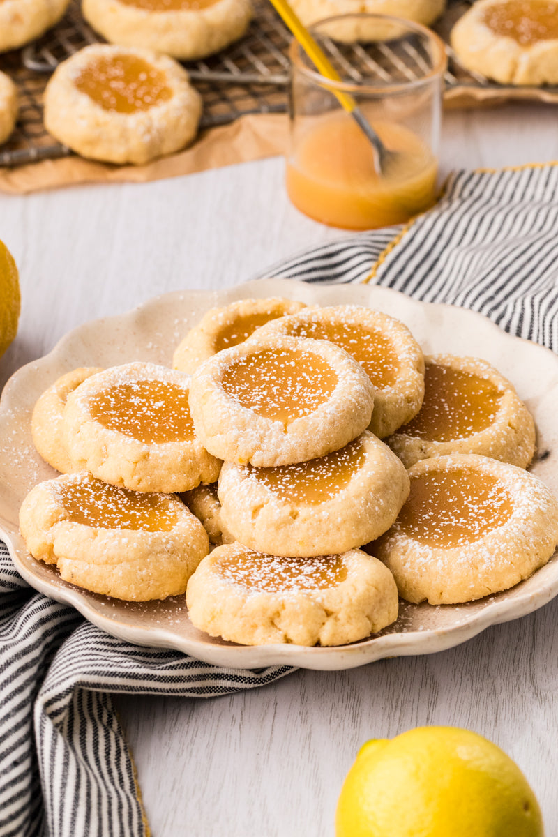 EXCLUSIVE: Lemon Curd Thumbprint cookies