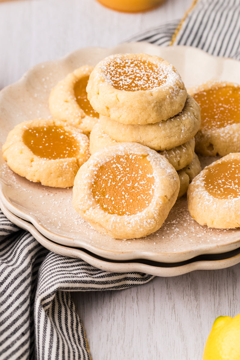 EXCLUSIVE: Lemon Curd Thumbprint cookies