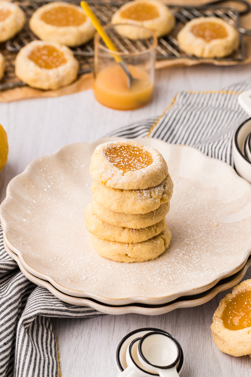 EXCLUSIVE: Lemon Curd Thumbprint cookies